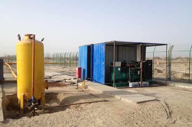 120KW Natural Gas Generator set In Oil Field